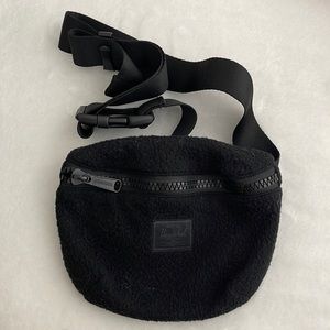 This is the Fourteen Hip Pack, in Sherpa material.